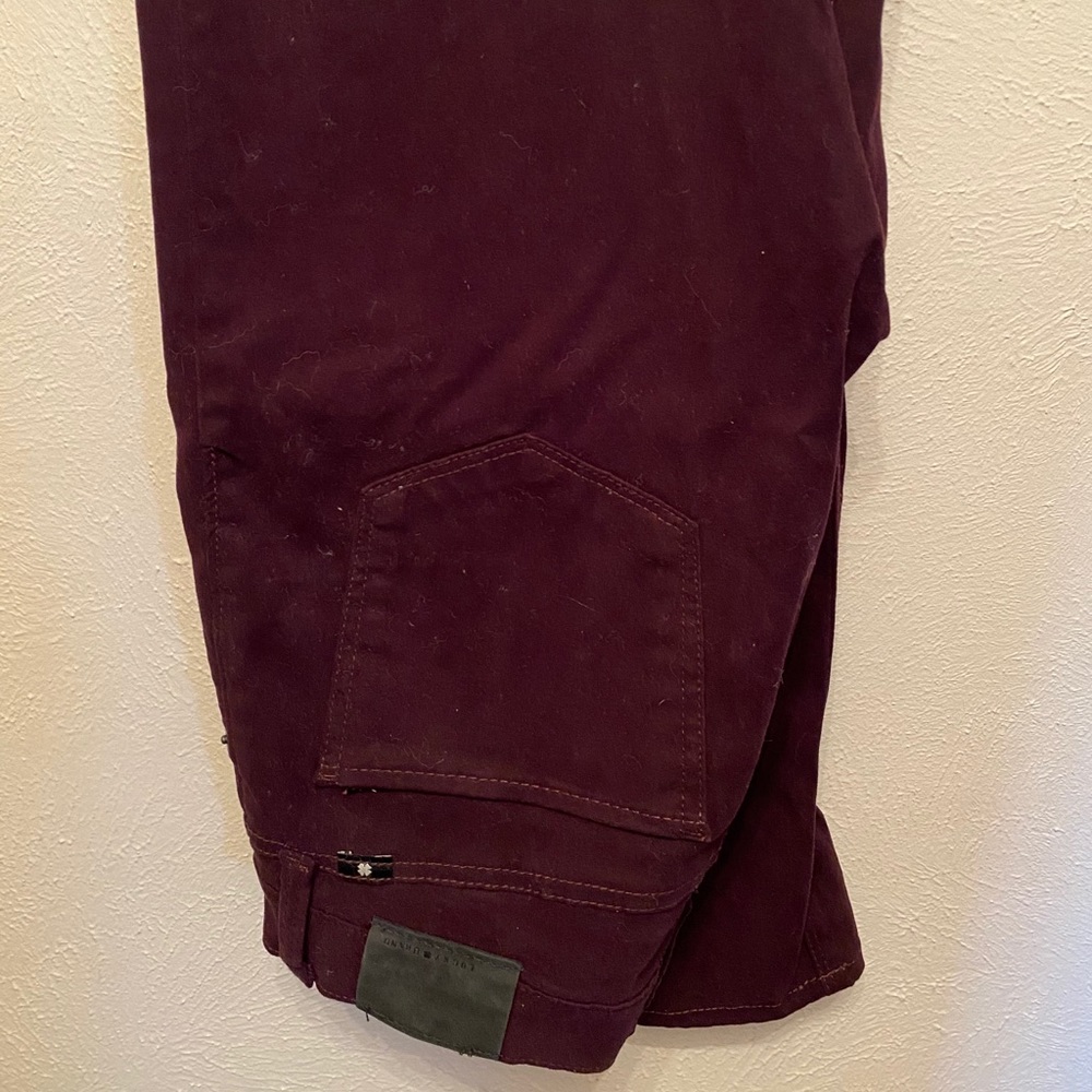 Velvet/suede capris